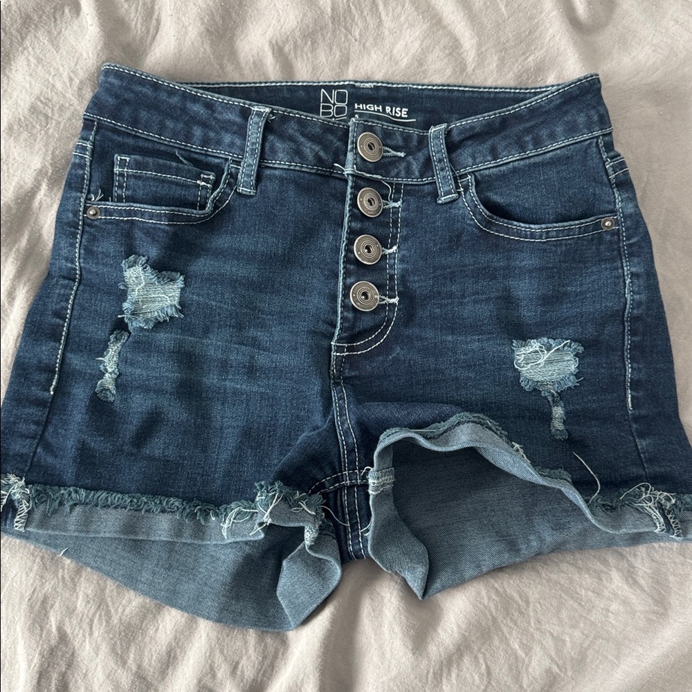 denim shorts